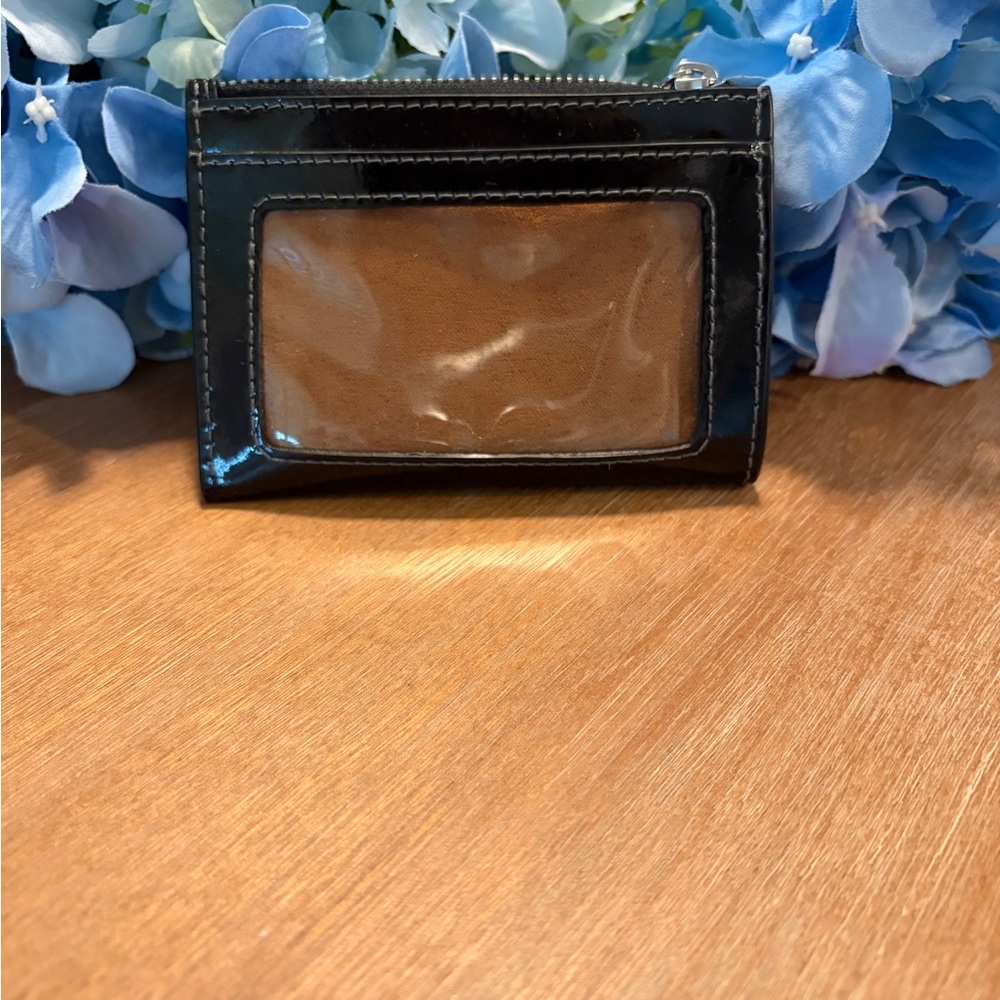Coach Mini Skinny Id Case (Black Patent) - Picture 3 of 4